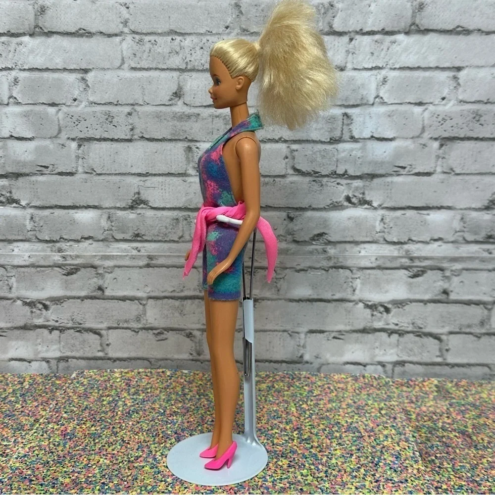 Barbie FASHION PLAY Doll 1991 Vintage Outfit Belt Shoes Blonde Hair Blue Eyes